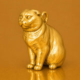 24ct Pure Gold -Scottish Fold Cat Charm