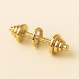 24ct Pure Gold - Classic Barbell Charm