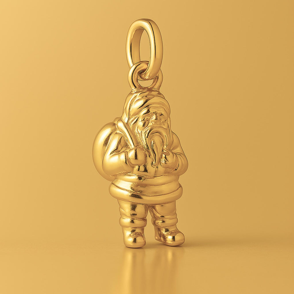 24ct Pure Gold - Classic Santa Claus Charm