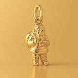 24ct Pure Gold - Classic Santa Claus Charm