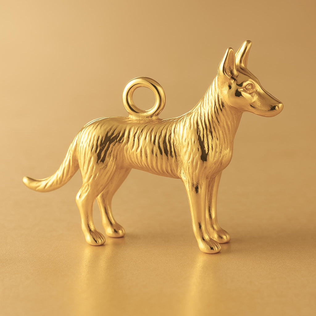 24ct Pure Gold - Wild Dingo Charm