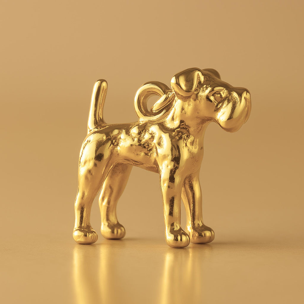 24ct Pure Gold - Welsh Terrier Dog Charm