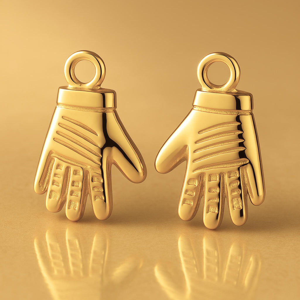 24ct Pure Gold - Racing Gloves Charm