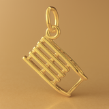 24ct Pure Gold - Christmas Snow Sled Charm