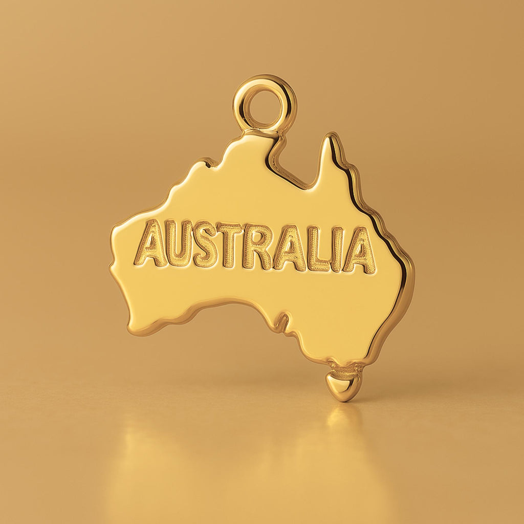 24ct Pure Gold - Mini Australia Charm