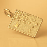 24ct Pure Gold - Australian Flag Charm