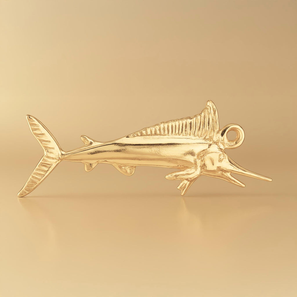 24ct Pure Gold - Ocean Marlin Charm