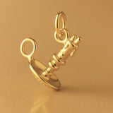24ct Pure Gold - Candlestick Holder Charm