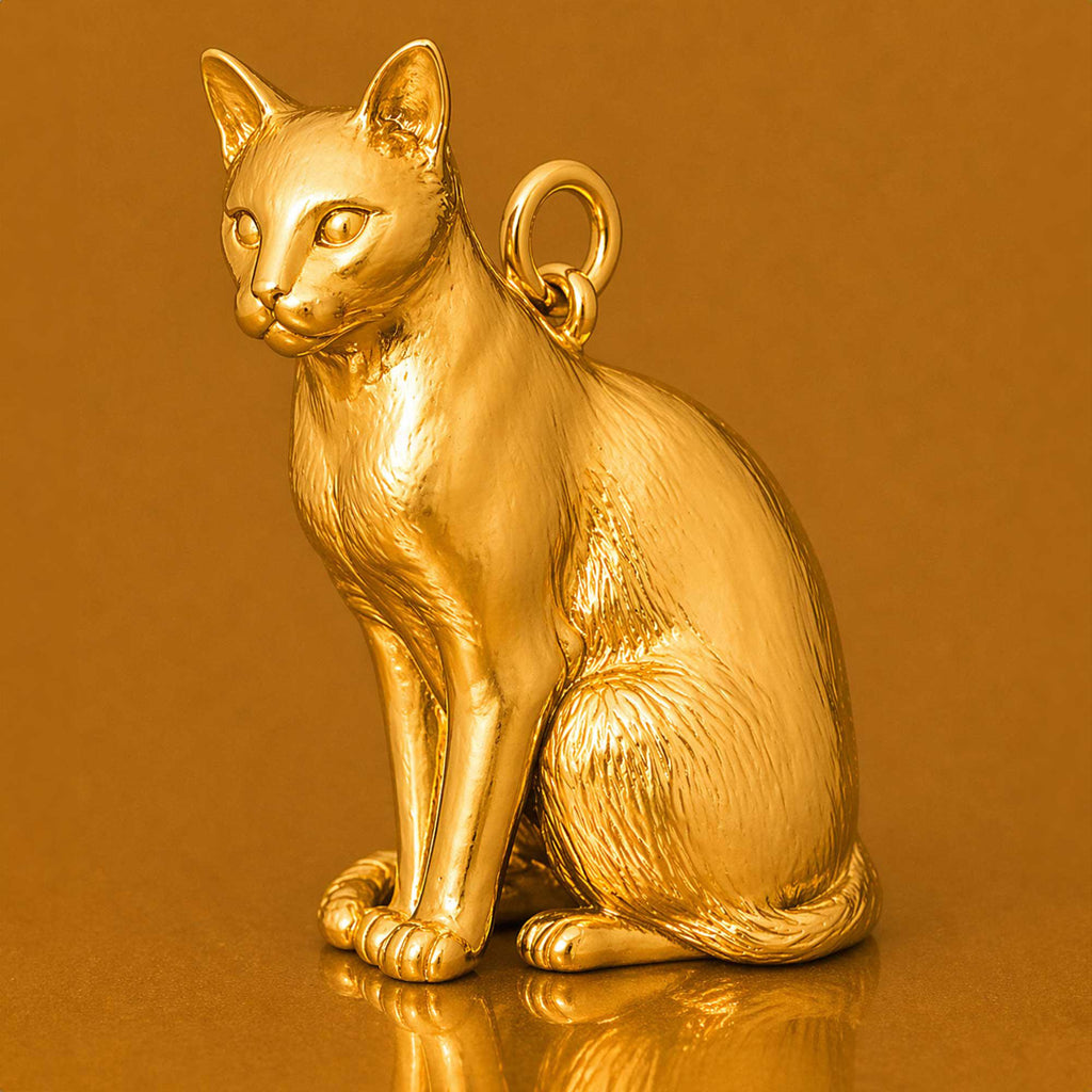 24ct Pure Gold - Bombay Cat Charm