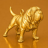 24ct Pure Gold - Mastiff Dog Charm