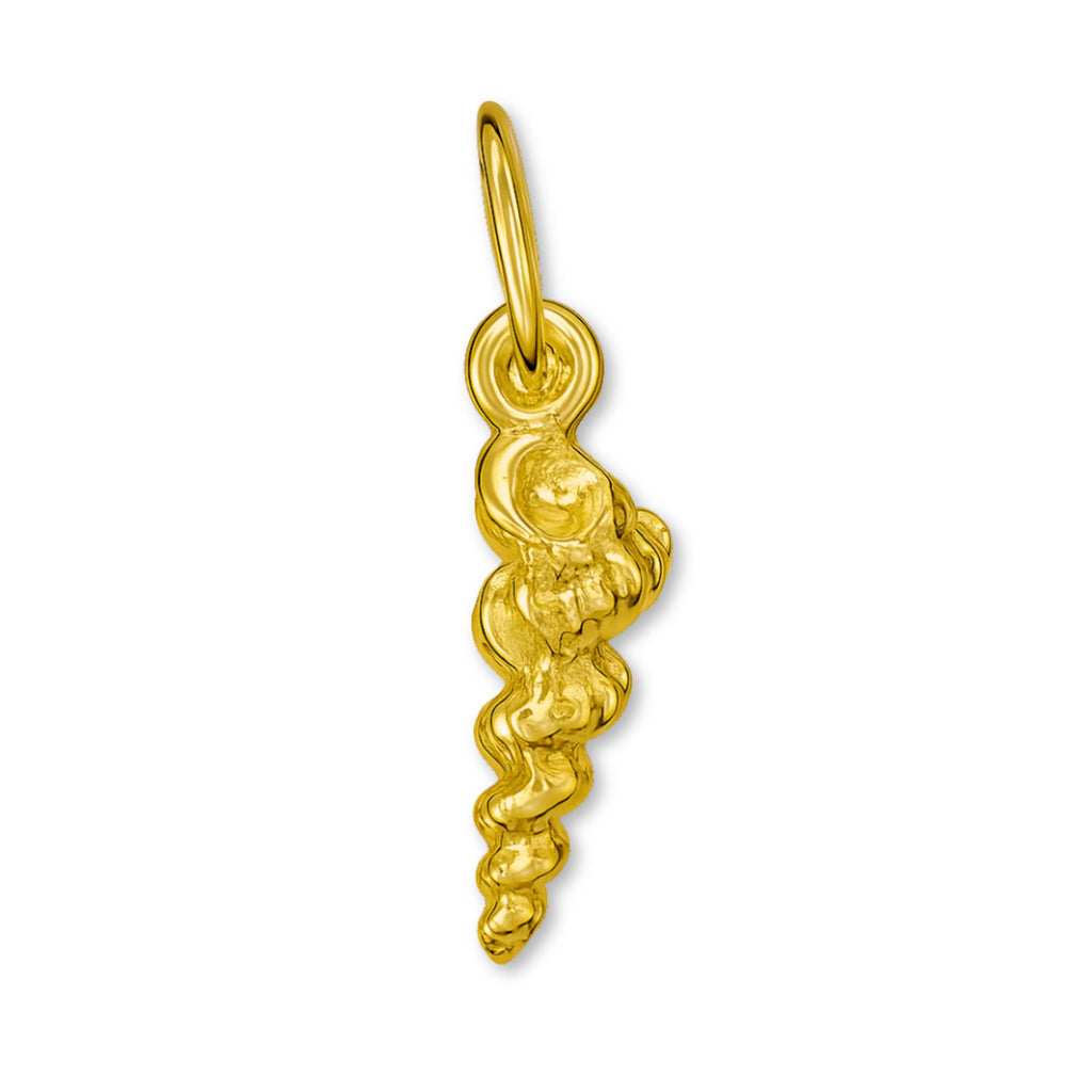 Yellow Spindle Shell 9ct Yellow Gold - Spindle Shell Charm