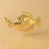 24ct Pure Gold - Tropical Tang Fish Charm