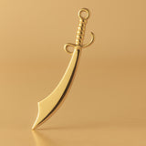 24ct Pure Gold - Arabian Scimitar Charm