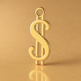 24ct Pure Gold - Dollar Sign Charm