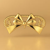 24ct Pure Gold - Ornate Bow Charm