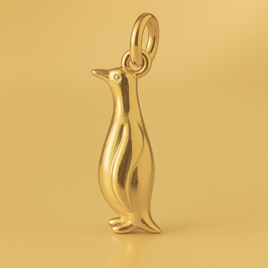 24ct Pure Gold - Emperor Penguin Charm
