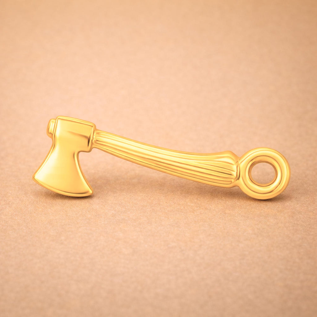 24ct Pure Gold - Camping Hatchet Charm