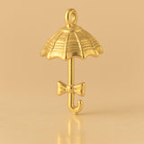 24ct Pure Gold - Frilled Parasol Charm