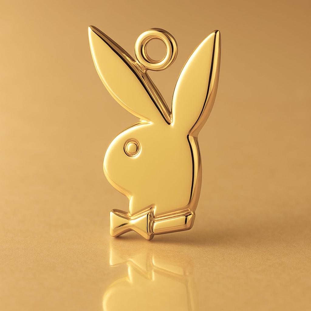 24ct Pure Gold - Iconic Playboy Bunny Charm