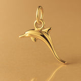 24ct Pure Gold - Jumping Dolphin Charm