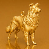 24ct Pure Gold - Border Collie Dog Charm
