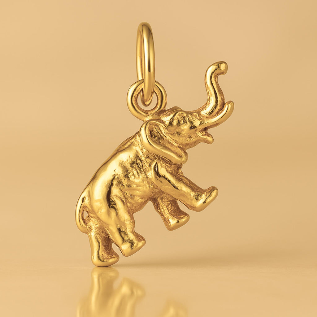 24ct Pure Gold - Indian Elephant Charm