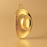 24ct Pure Gold - Akubra Hat Charm