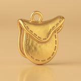 24ct Pure Gold - Horse Saddle Charm
