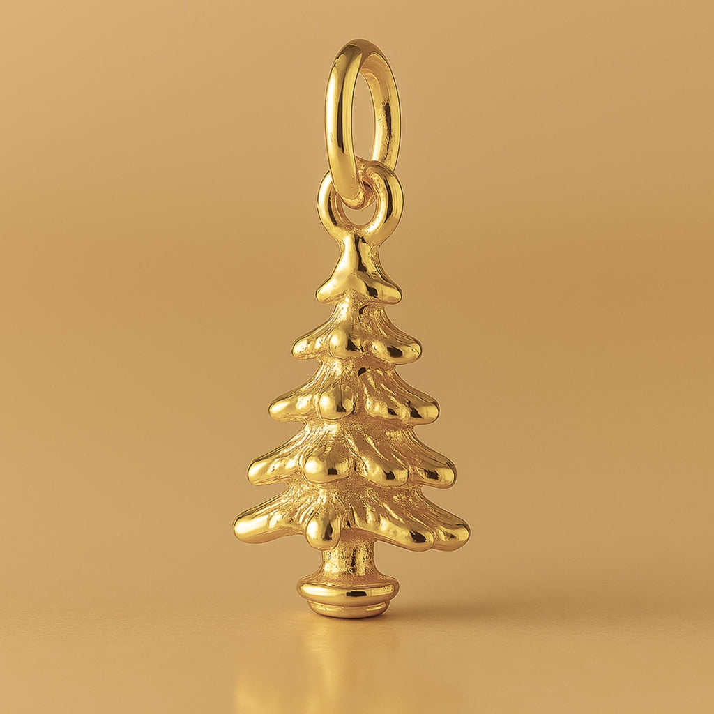 24ct Pure Gold - Pine Christmas Tree Charm