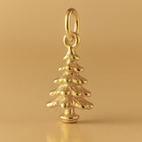 24ct Pure Gold - Pine Christmas Tree Charm
