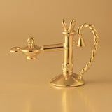 24ct Pure Gold - Candlestick Telephone Charm