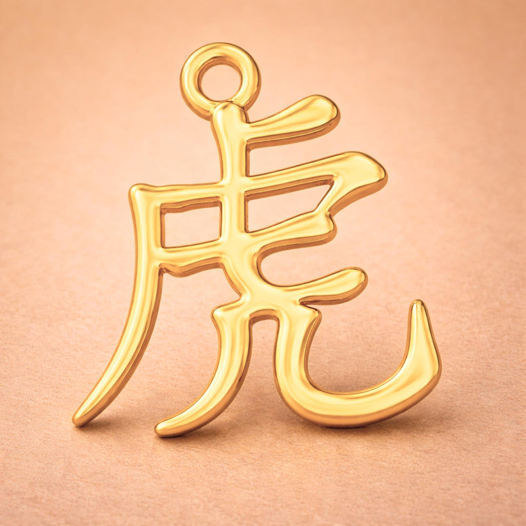 24ct Pure Gold - Tiger Chinese Zodiac Charm