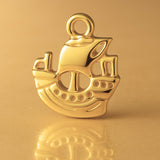 24ct Pure Gold - Pirate Ship Charm