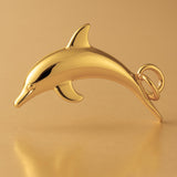 24ct Pure Gold - Diving Dolphin Charm