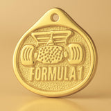 24ct Pure Gold - Formula 1 Charm