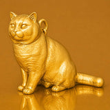 24ct Pure Gold - British Shorthair Cat Charm