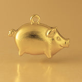 24ct Pure Gold - Baby Piglet Charm