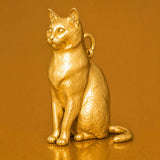 24ct Pure Gold - Snowshoe Cat Charm