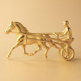 24ct Pure Gold - Harness Racing Horse Charm