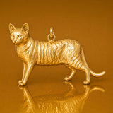 24ct Pure Gold - Toyger Cat Charm