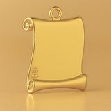 24ct Pure Gold - Diploma Scroll Charm