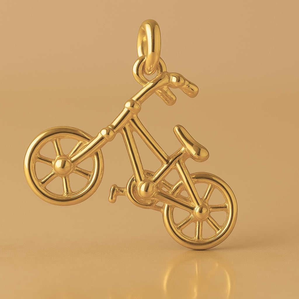 24ct Pure Gold - BMX Bike Charm