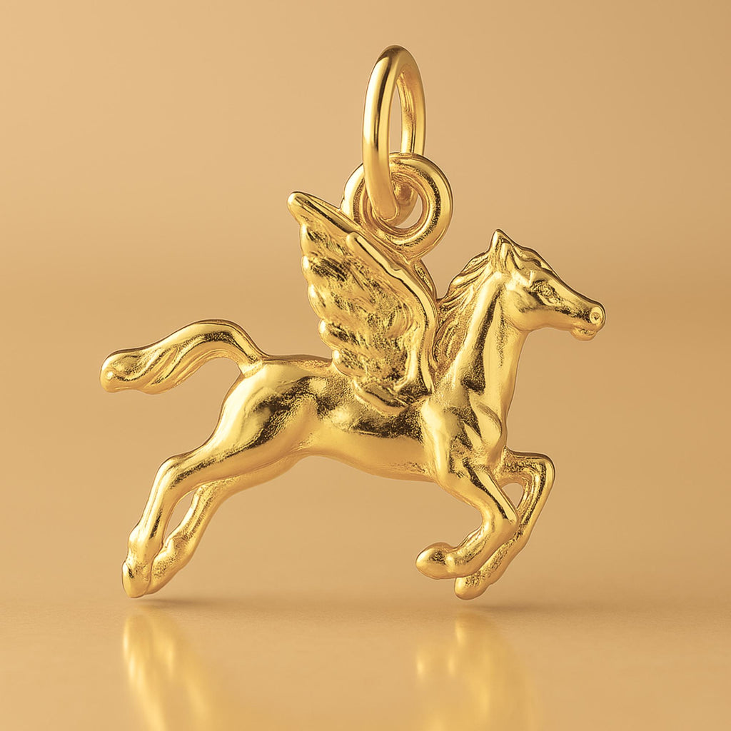 24ct Pure Gold - Flying Pegasus Charm