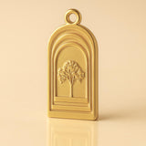 24ct Pure Gold - Arched Tree of Life Charm