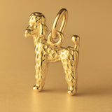 24ct Pure Gold - Poodle Dog Charm