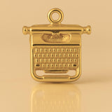 24ct Pure Gold - Classic Typewriter Charm