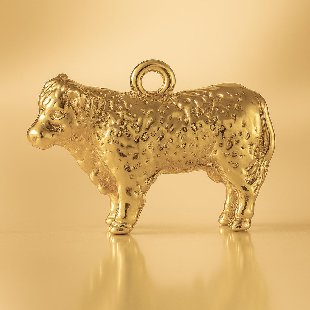 24ct Pure Gold - Merino Sheep Charm