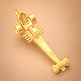 24ct Pure Gold - Dragster Racer Charm