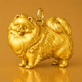 24ct Pure Gold - Pomeranian Dog Charm