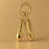 24ct Pure Gold - Traditional Ballet Slippers Charm